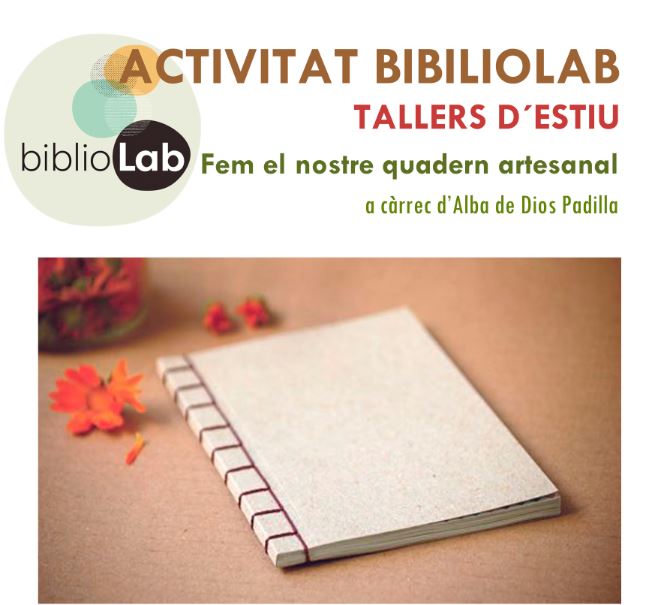 “Fem el nostre quadern artesanal” a càrrec d’Alba de Dios Padilla