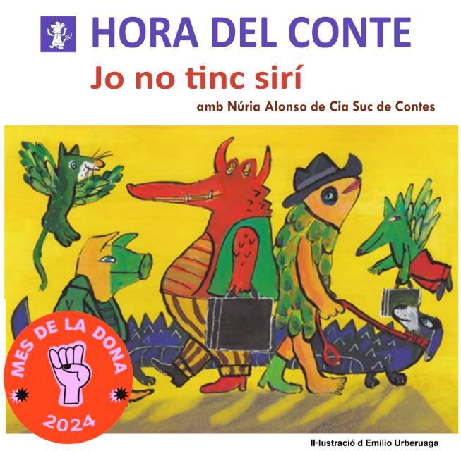 "Jo no tinc sirí" amb Núria Alonso de Cia Suc de Contes